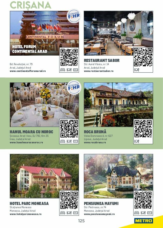 metro - Catalog Metro - Ghid de Turism România valabil din 04.08. până pe 31.05. - page: 125 metro - Catalog Metro - Ghid de Turism România valabil din 04.08. până pe 31.05. - page: 125