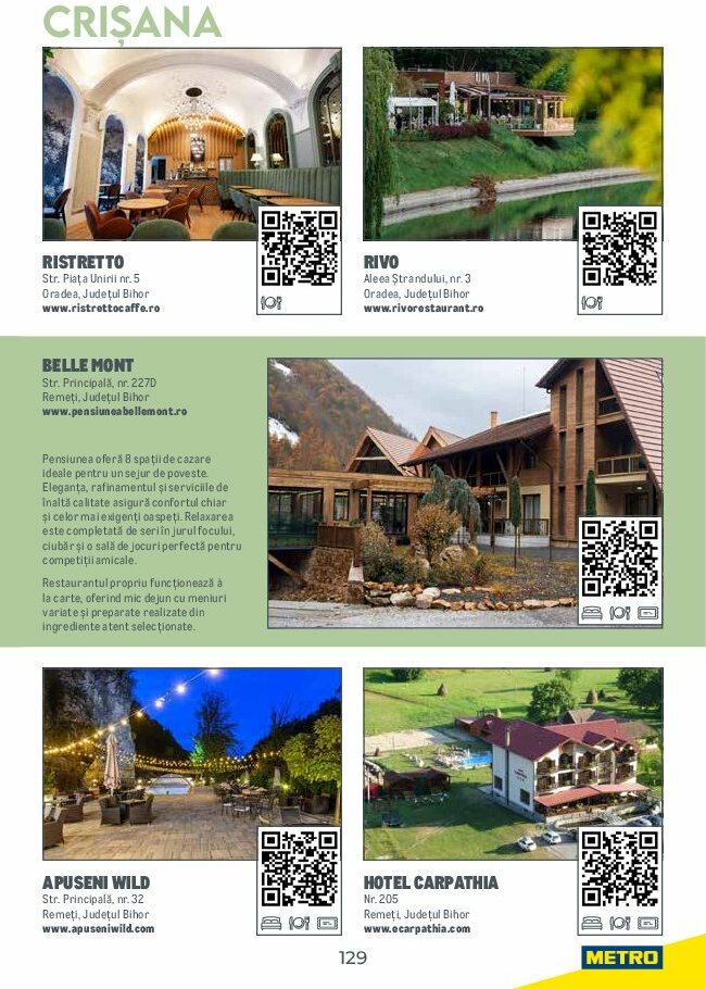 metro - Catalog Metro - Ghid de Turism România valabil din 04.08. până pe 31.05. - page: 129 metro - Catalog Metro - Ghid de Turism România valabil din 04.08. până pe 31.05. - page: 129