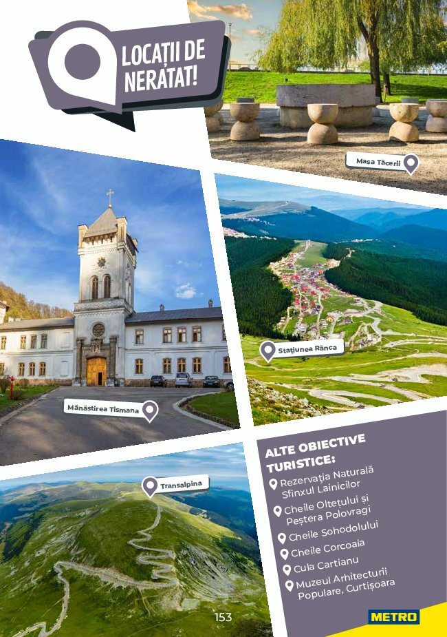 metro - Catalog Metro - Ghid de Turism România valabil din 04.08. până pe 31.05. - page: 153 metro - Catalog Metro - Ghid de Turism România valabil din 04.08. până pe 31.05. - page: 153