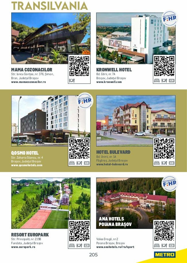 metro - Catalog Metro - Ghid de Turism România valabil din 04.08. până pe 31.05. - page: 205 metro - Catalog Metro - Ghid de Turism România valabil din 04.08. până pe 31.05. - page: 205