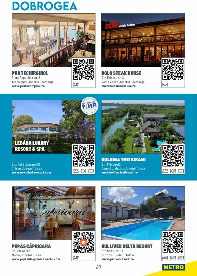 metro - Catalog Metro - Ghid de Turism România valabil din 04.08. până pe 31.05. - page: 67 metro - Catalog Metro - Ghid de Turism România valabil din 04.08. până pe 31.05. - page: 67
