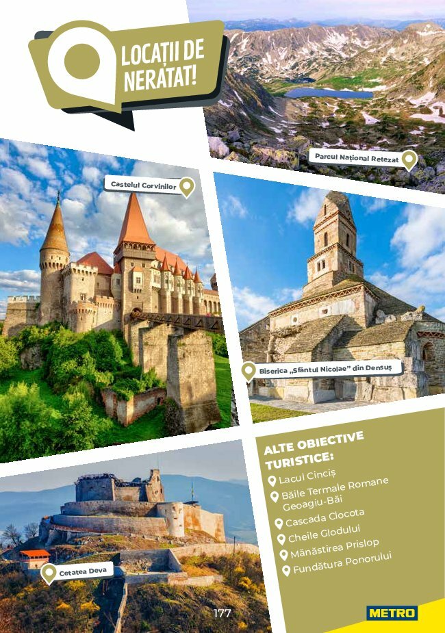 metro - Catalog Metro - Ghid de Turism România valabil din 04.08. până pe 31.05. - page: 177 metro - Catalog Metro - Ghid de Turism România valabil din 04.08. până pe 31.05. - page: 177