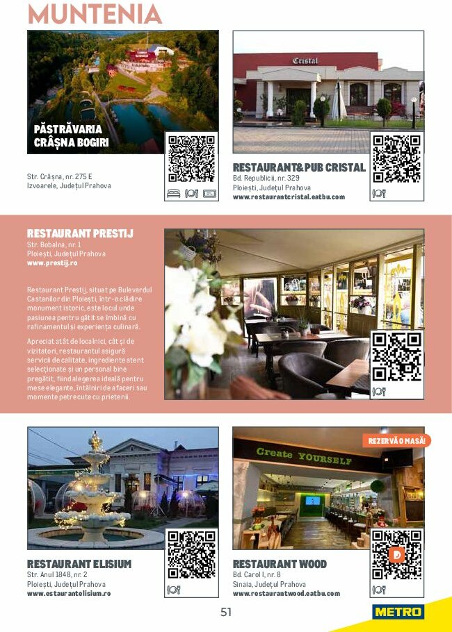 metro - Catalog Metro - Ghid de Turism România valabil din 04.08. până pe 31.05. - page: 51 metro - Catalog Metro - Ghid de Turism România valabil din 04.08. până pe 31.05. - page: 51