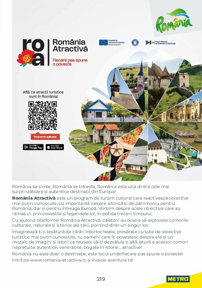 metro - Catalog Metro - Ghid de Turism România valabil din 04.08. până pe 31.05. - page: 219 metro - Catalog Metro - Ghid de Turism România valabil din 04.08. până pe 31.05. - page: 219