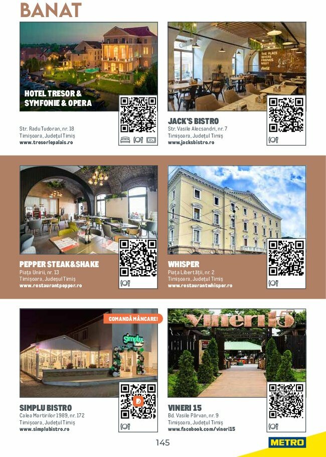 metro - Catalog Metro - Ghid de Turism România valabil din 04.08. până pe 31.05. - page: 145 metro - Catalog Metro - Ghid de Turism România valabil din 04.08. până pe 31.05. - page: 145