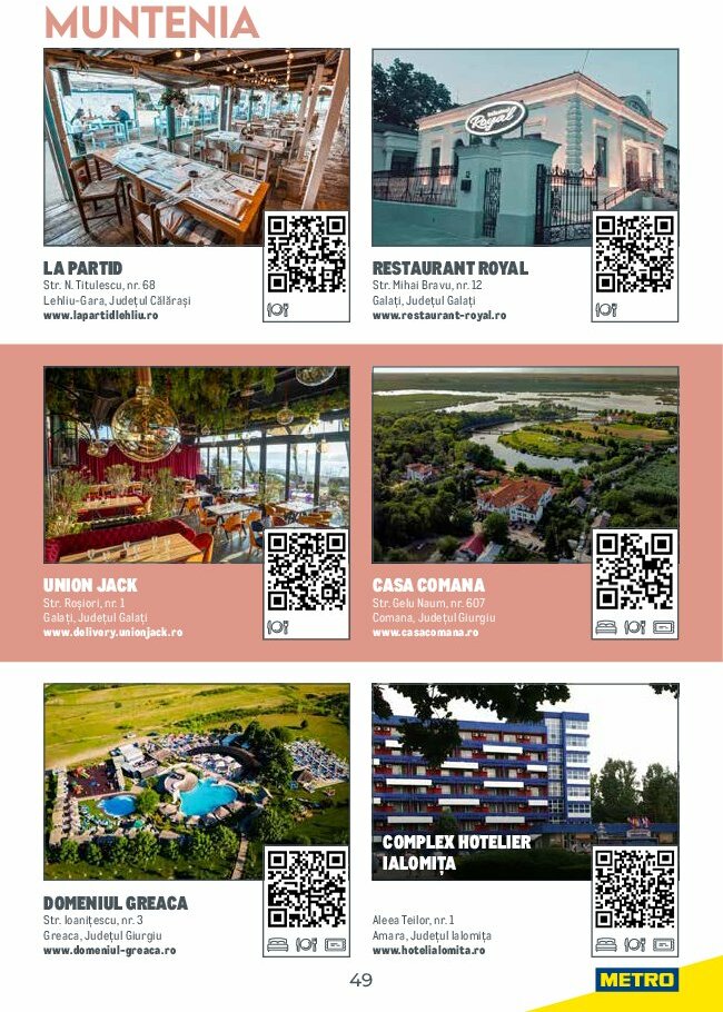 metro - Catalog Metro - Ghid de Turism România valabil din 04.08. până pe 31.05. - page: 49 metro - Catalog Metro - Ghid de Turism România valabil din 04.08. până pe 31.05. - page: 49
