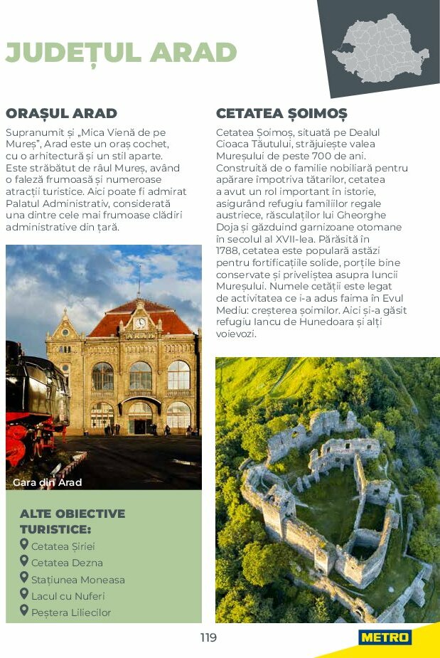 metro - Catalog Metro - Ghid de Turism România valabil din 04.08. până pe 31.05. - page: 119 metro - Catalog Metro - Ghid de Turism România valabil din 04.08. până pe 31.05. - page: 119