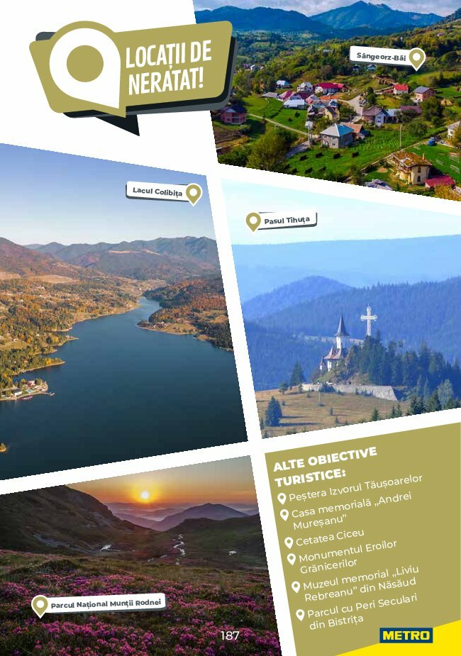 metro - Catalog Metro - Ghid de Turism România valabil din 04.08. până pe 31.05. - page: 187 metro - Catalog Metro - Ghid de Turism România valabil din 04.08. până pe 31.05. - page: 187