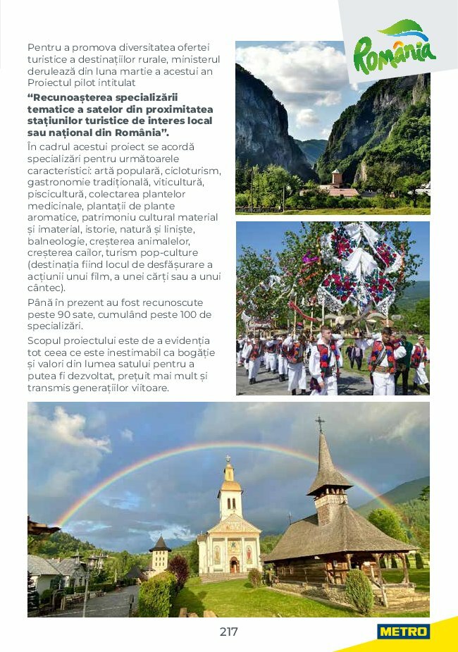 metro - Catalog Metro - Ghid de Turism România valabil din 04.08. până pe 31.05. - page: 217 metro - Catalog Metro - Ghid de Turism România valabil din 04.08. până pe 31.05. - page: 217