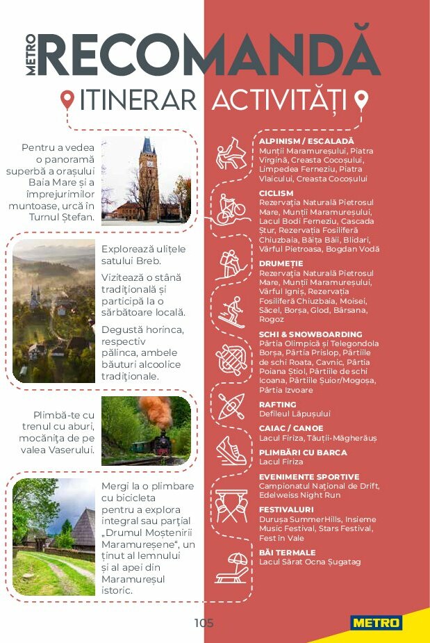 metro - Catalog Metro - Ghid de Turism România valabil din 04.08. până pe 31.05. - page: 105 metro - Catalog Metro - Ghid de Turism România valabil din 04.08. până pe 31.05. - page: 105
