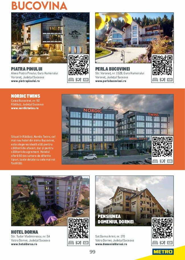metro - Catalog Metro - Ghid de Turism România valabil din 04.08. până pe 31.05. - page: 99 metro - Catalog Metro - Ghid de Turism România valabil din 04.08. până pe 31.05. - page: 99