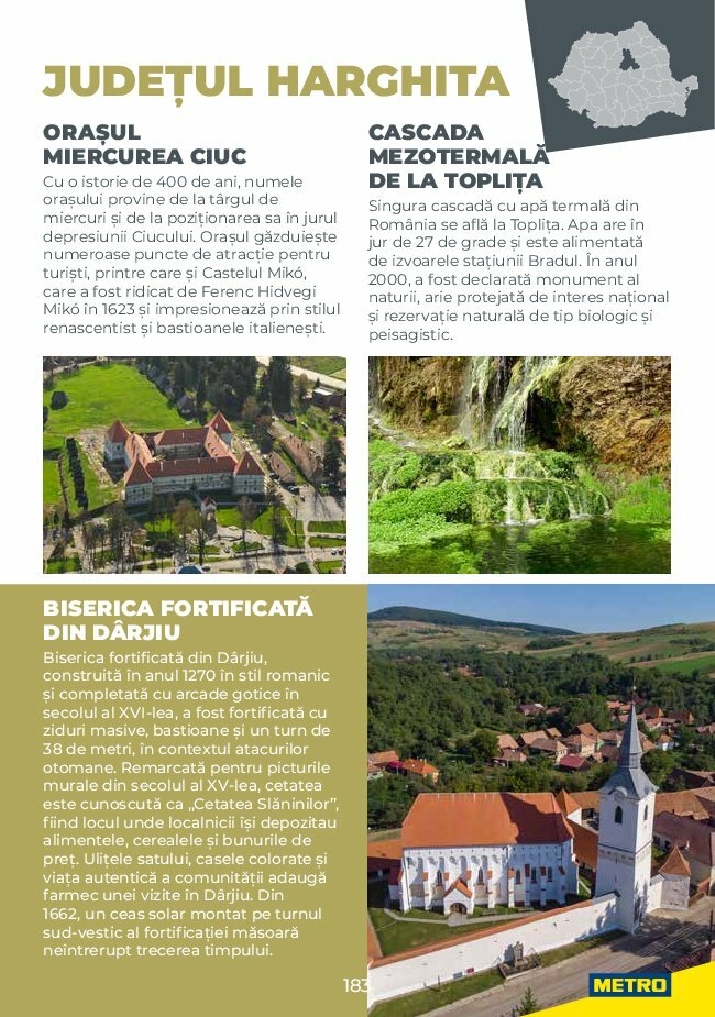 metro - Catalog Metro - Ghid de Turism România valabil din 04.08. până pe 31.05. - page: 183 metro - Catalog Metro - Ghid de Turism România valabil din 04.08. până pe 31.05. - page: 183