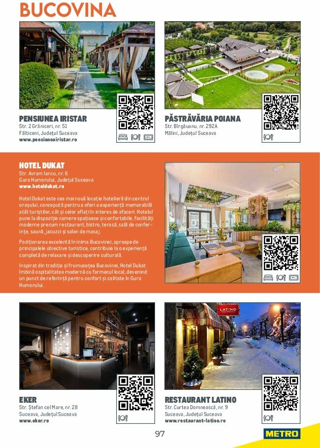 metro - Catalog Metro - Ghid de Turism România valabil din 04.08. până pe 31.05. - page: 97 metro - Catalog Metro - Ghid de Turism România valabil din 04.08. până pe 31.05. - page: 97