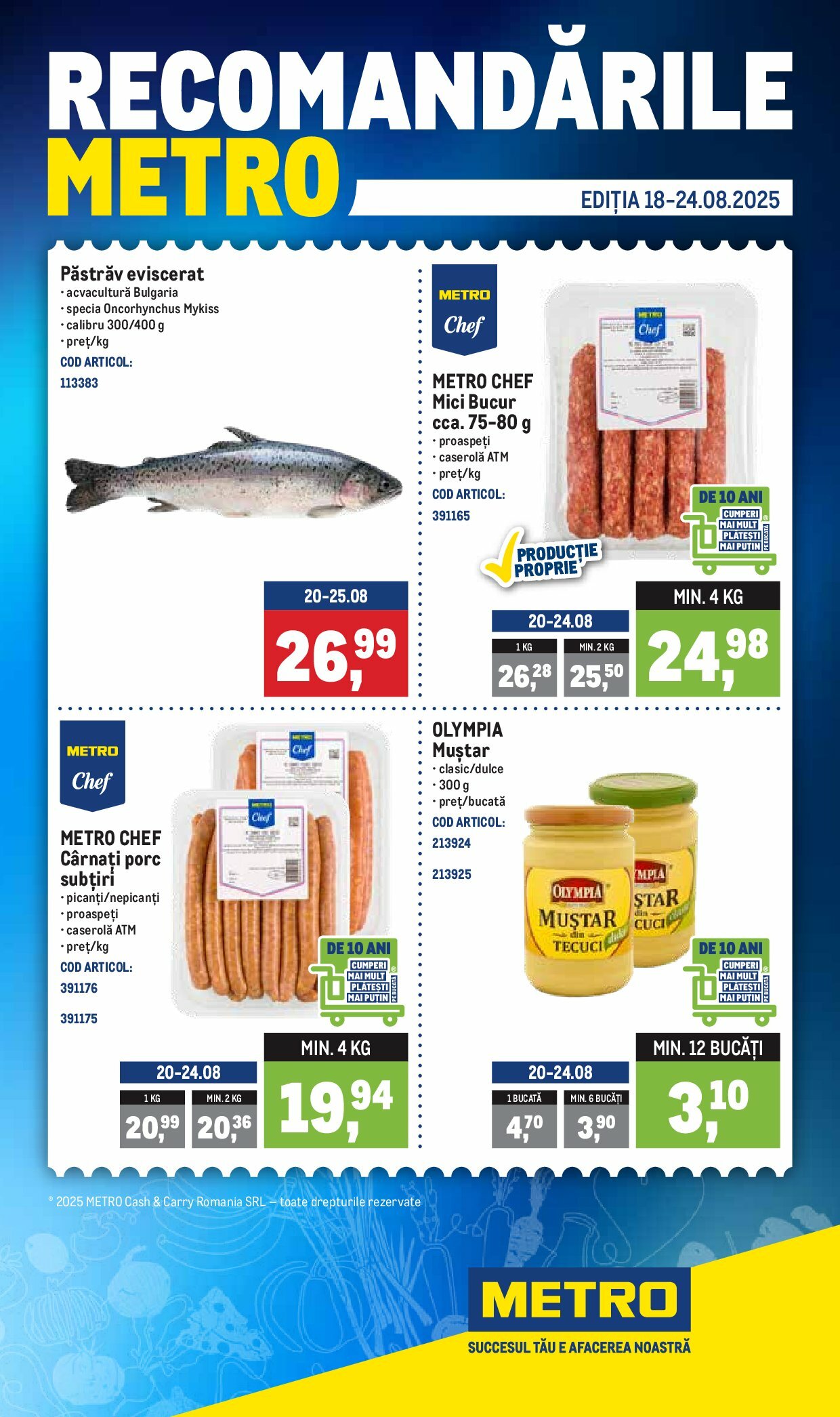 metro - Catalog Metro - Recomandările online – oferte valabile din 18.08.