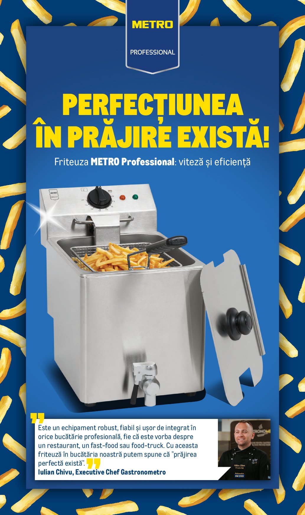 metro - Catalog Metro Professional - Friteuză profesională online – oferte valabile din 01.09.