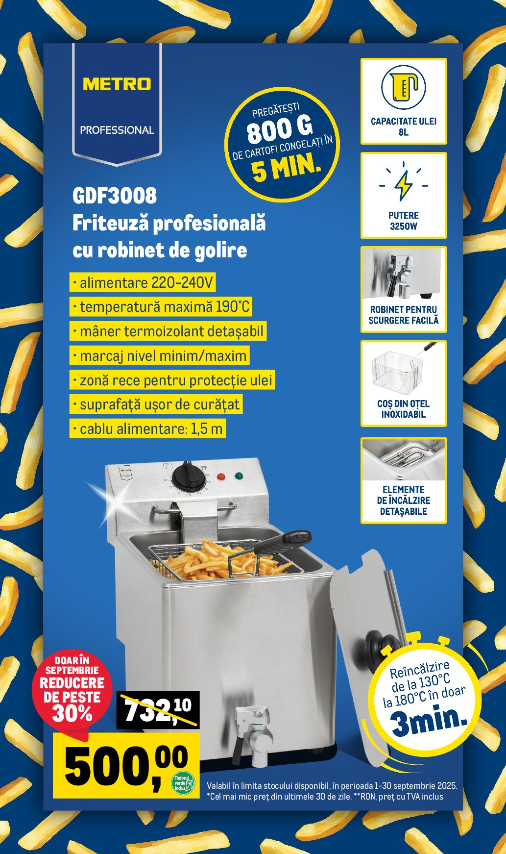 metro - Catalog Metro Professional - Friteuză profesională online – oferte valabile din 01.09. - page: 2