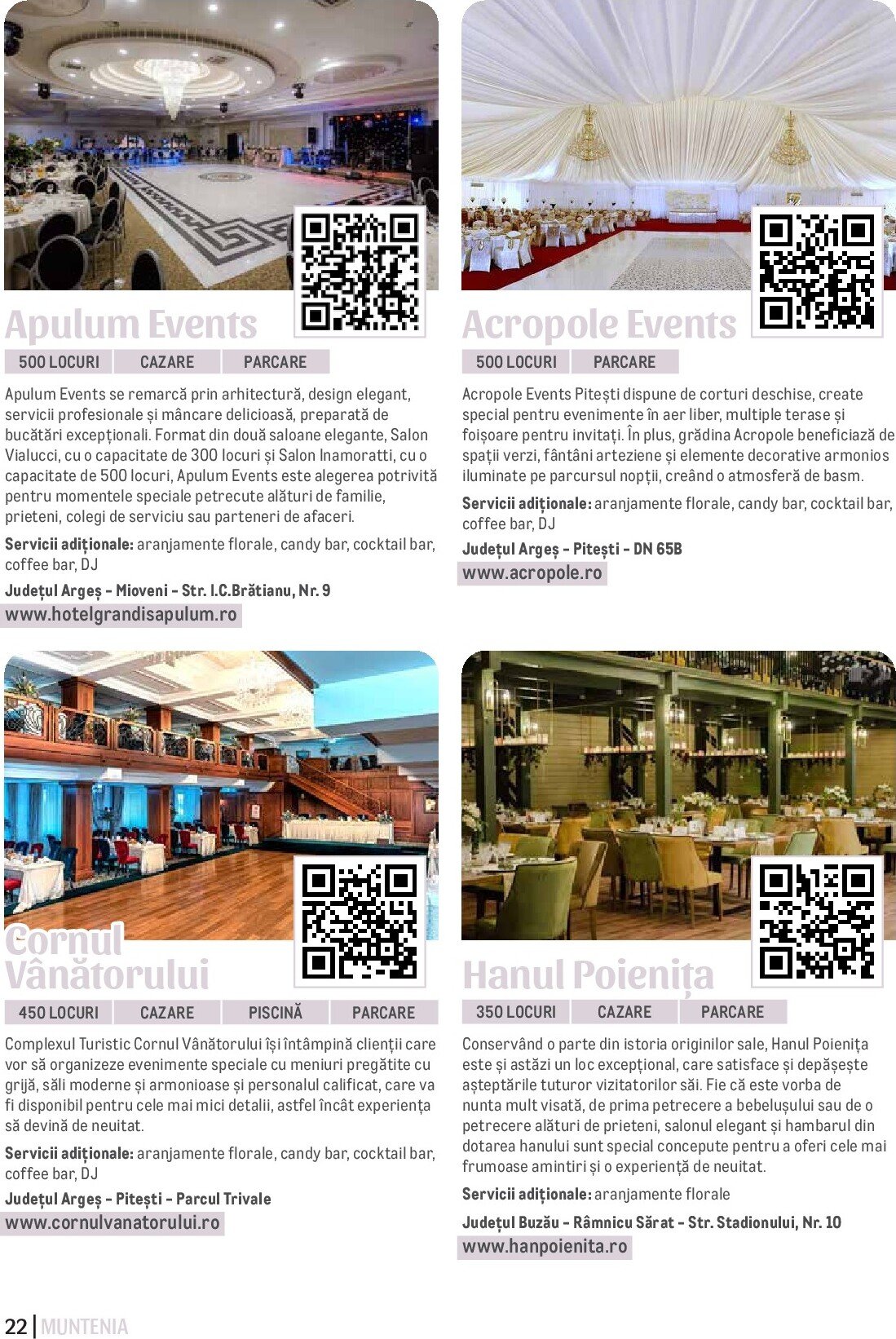 metro - Catalog Metro - Ghid Locații pentru Evenimente online – oferte valabile din 01.09. - page: 22 metro - Catalog Metro - Ghid Locații pentru Evenimente online – oferte valabile din 01.09. - page: 22