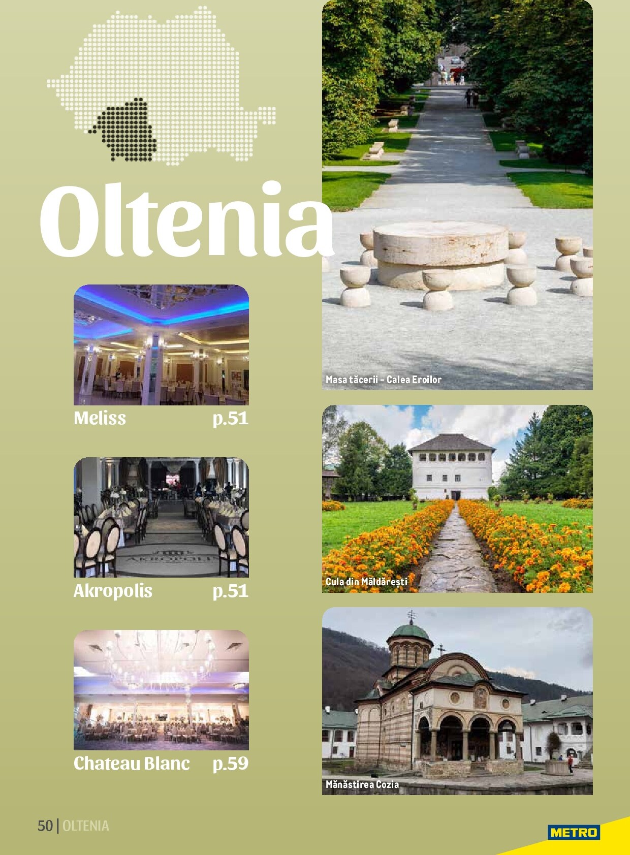 metro - Catalog Metro - Ghid Locații pentru Evenimente online – oferte valabile din 01.09. - page: 50 metro - Catalog Metro - Ghid Locații pentru Evenimente online – oferte valabile din 01.09. - page: 50