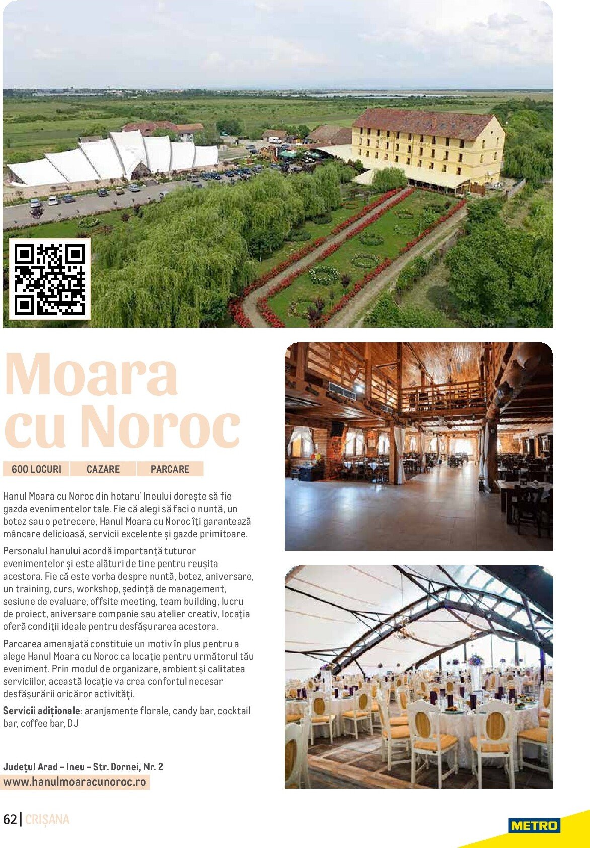 metro - Catalog Metro - Ghid Locații pentru Evenimente online – oferte valabile din 01.09. - page: 62 metro - Catalog Metro - Ghid Locații pentru Evenimente online – oferte valabile din 01.09. - page: 62