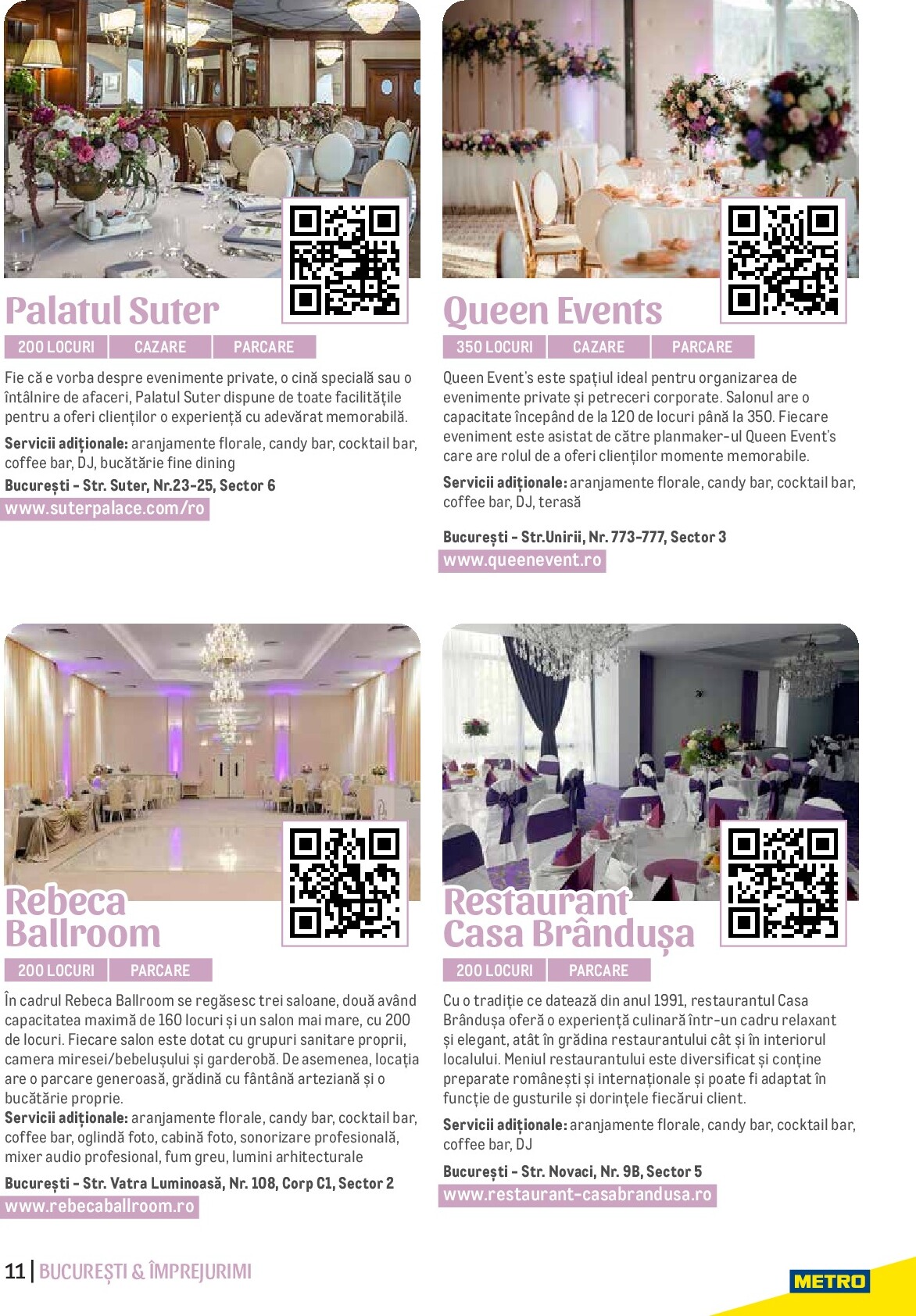 metro - Catalog Metro - Ghid Locații pentru Evenimente online – oferte valabile din 01.09. - page: 11 metro - Catalog Metro - Ghid Locații pentru Evenimente online – oferte valabile din 01.09. - page: 11