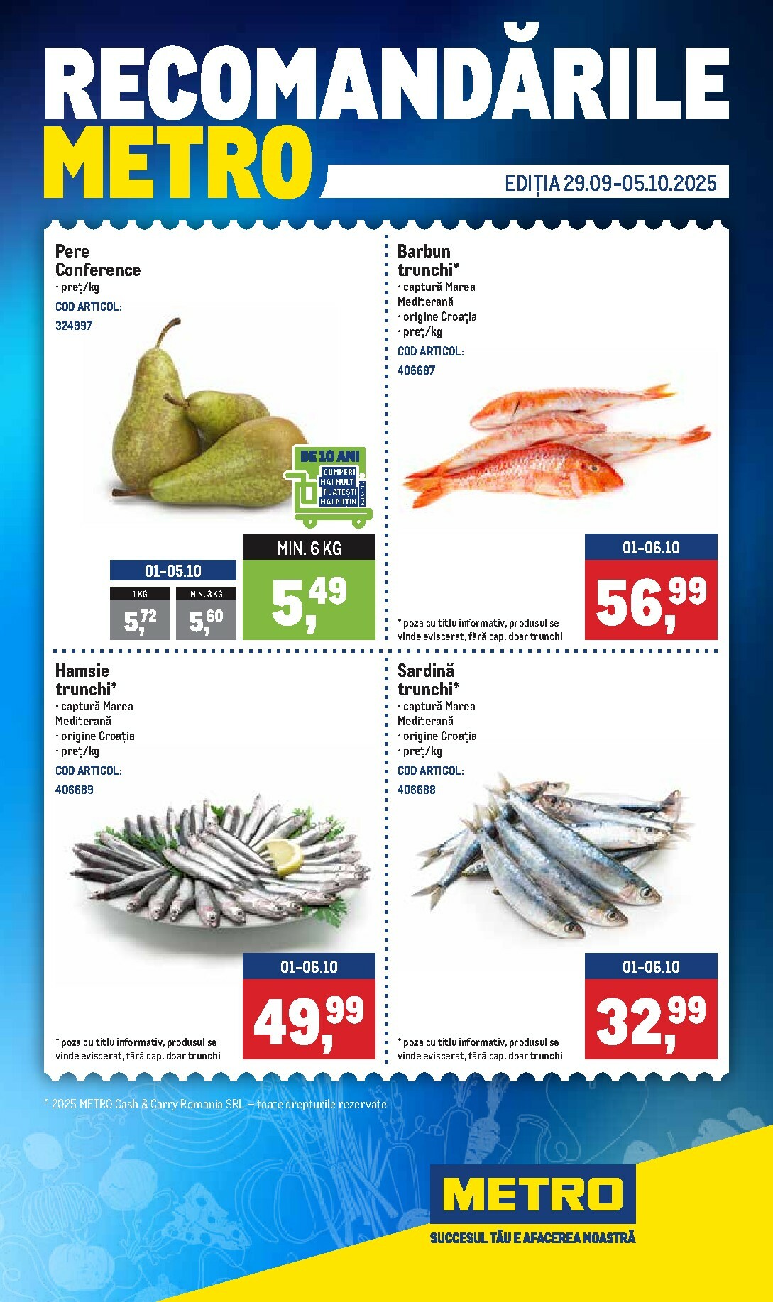 metro - Catalog Metro - Recomandările online – oferte valabile din 29.09.