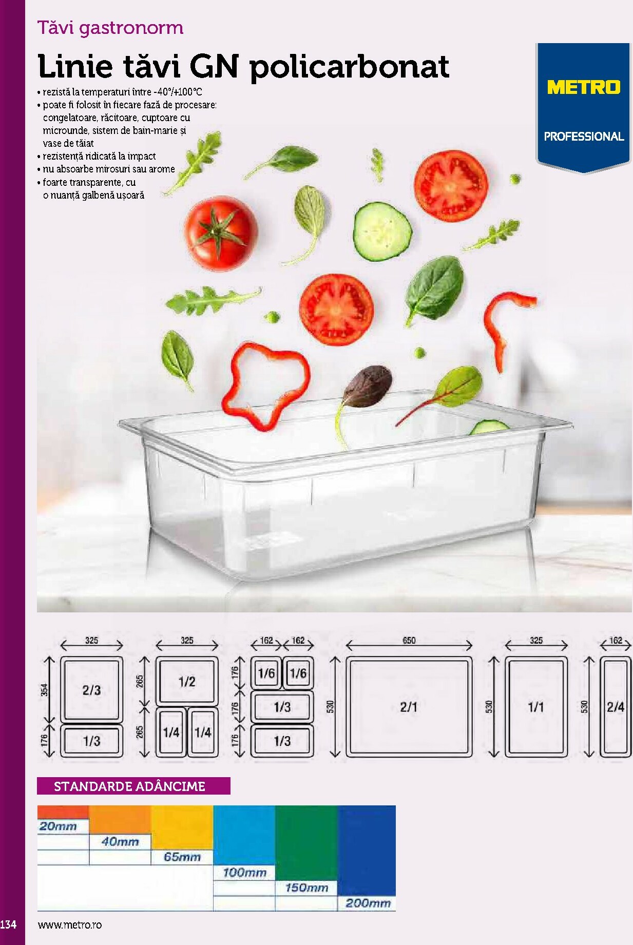 metro - Catalog Metro - Echipamente Profesionale pentru HoReCa online – oferte valabile din 17.09. - page: 134