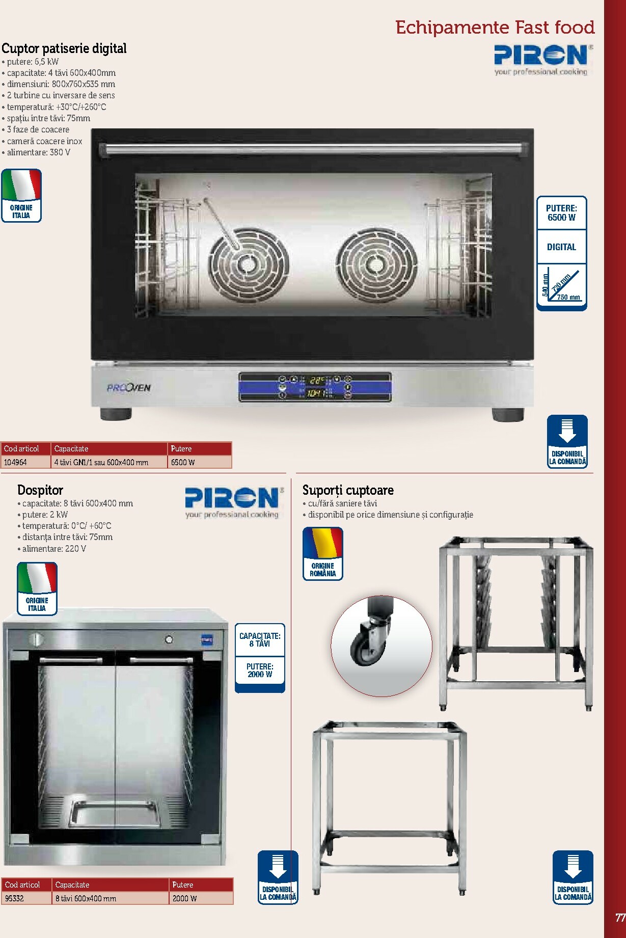 metro - Catalog Metro - Echipamente Profesionale pentru HoReCa online – oferte valabile din 17.09. - page: 77