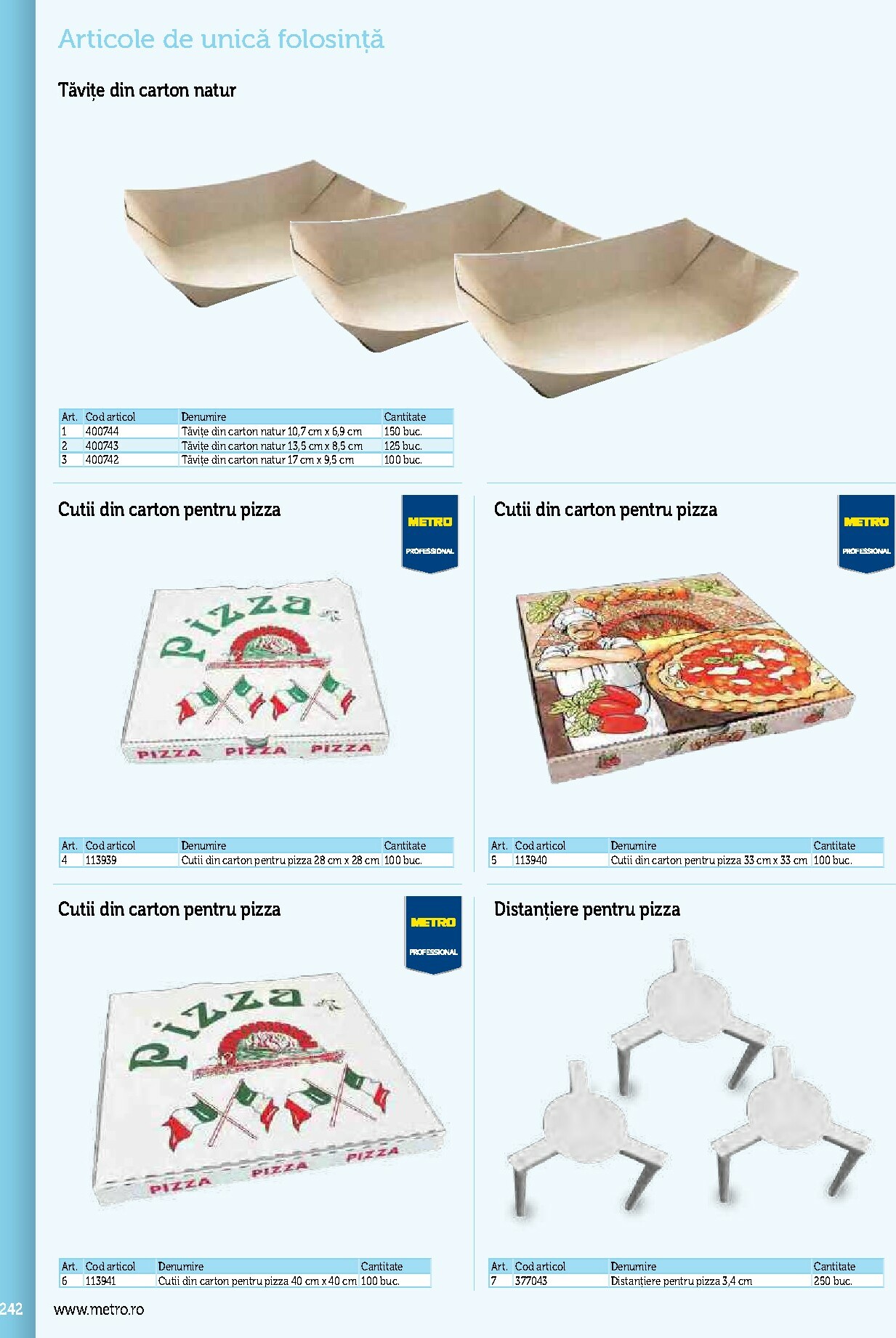 metro - Catalog Metro - Echipamente Profesionale pentru HoReCa online – oferte valabile din 17.09. - page: 242