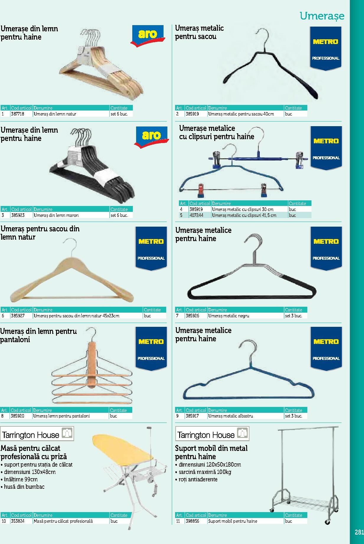metro - Catalog Metro - Echipamente Profesionale pentru HoReCa online – oferte valabile din 17.09. - page: 281