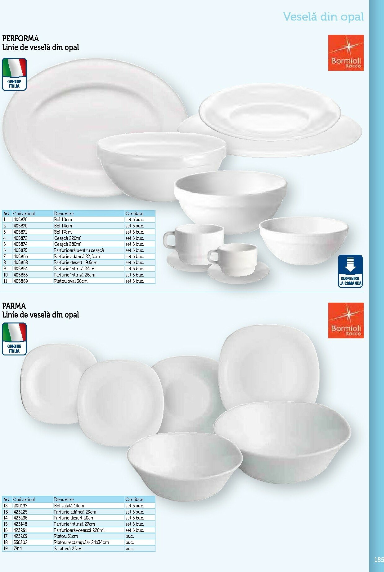 metro - Catalog Metro - Echipamente Profesionale pentru HoReCa online – oferte valabile din 17.09. - page: 185