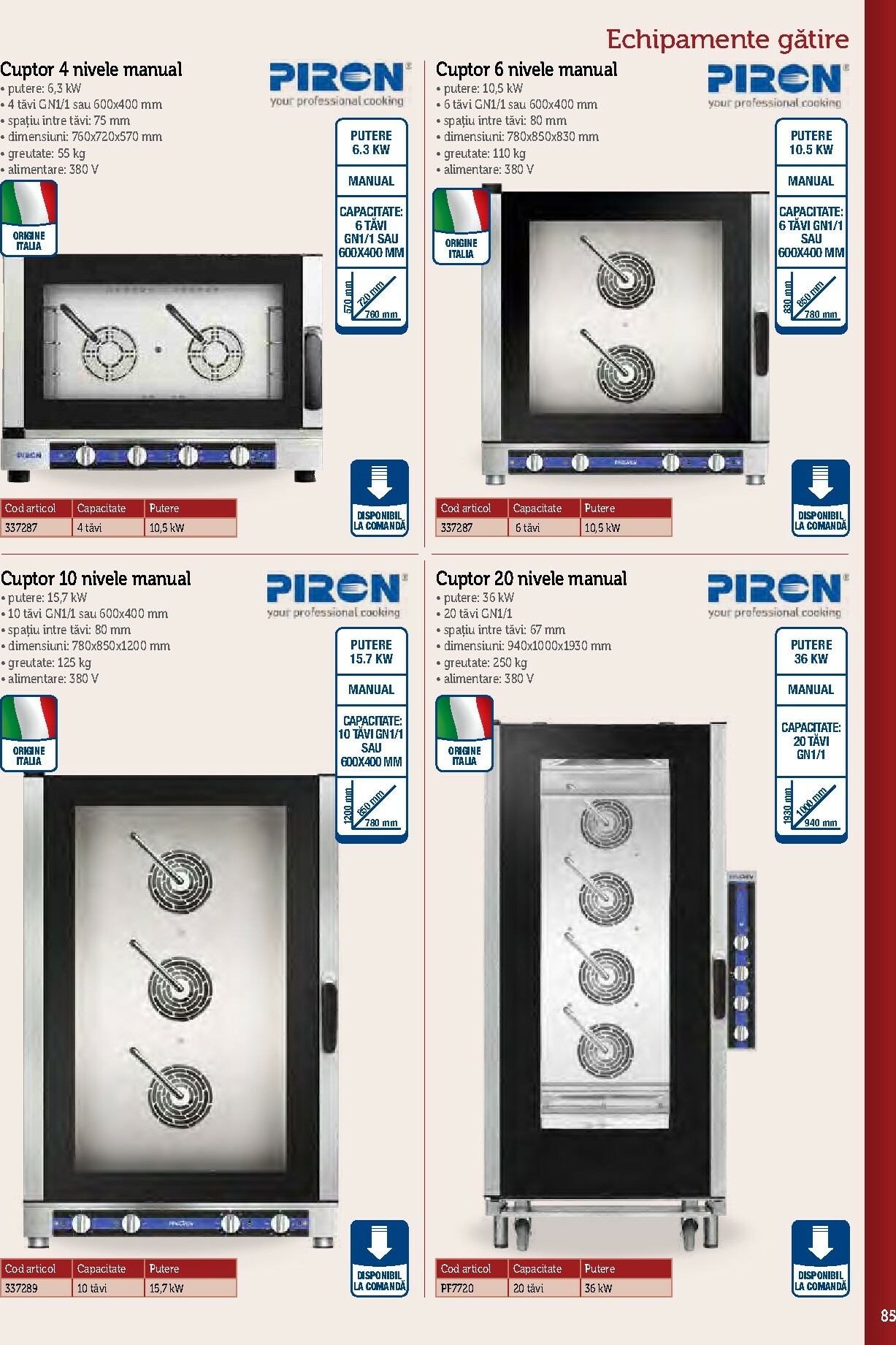 metro - Catalog Metro - Echipamente Profesionale pentru HoReCa online – oferte valabile din 17.09. - page: 85