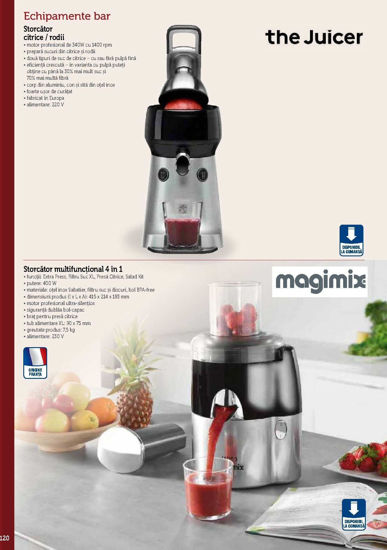 metro - Catalog Metro - Echipamente Profesionale pentru HoReCa online – oferte valabile din 17.09. - page: 120