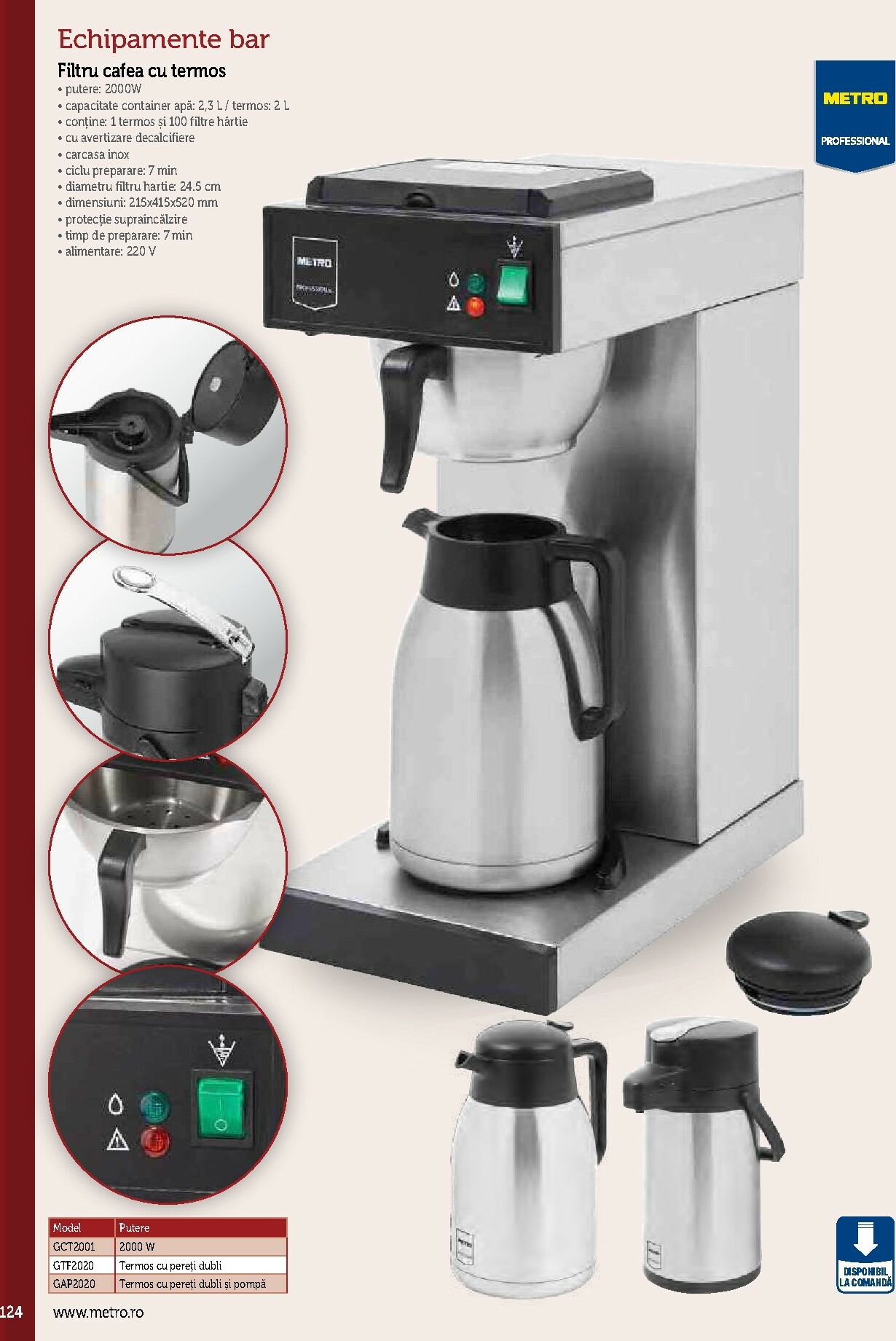 metro - Catalog Metro - Echipamente Profesionale pentru HoReCa online – oferte valabile din 17.09. - page: 124