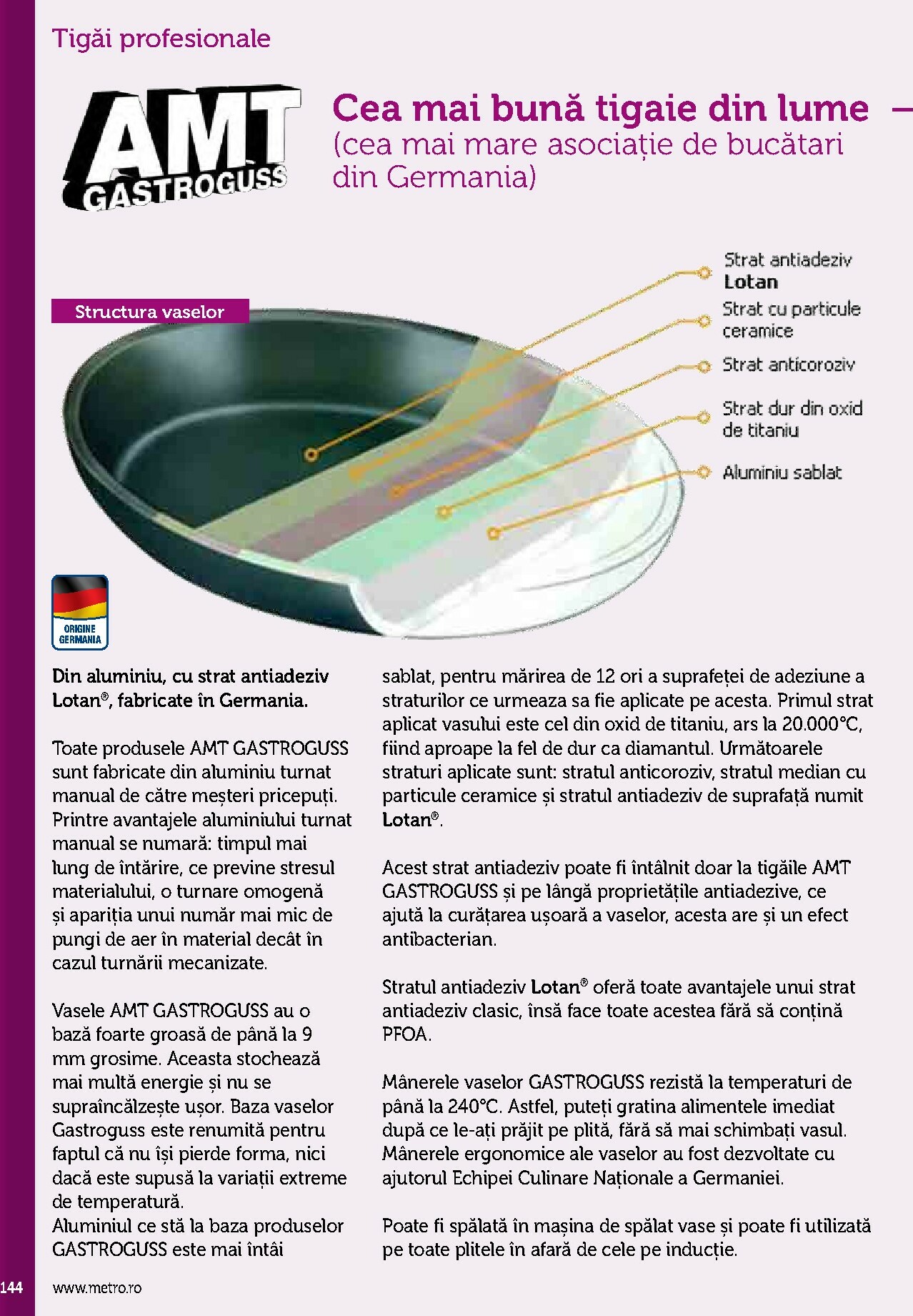 metro - Catalog Metro - Echipamente Profesionale pentru HoReCa online – oferte valabile din 17.09. - page: 144