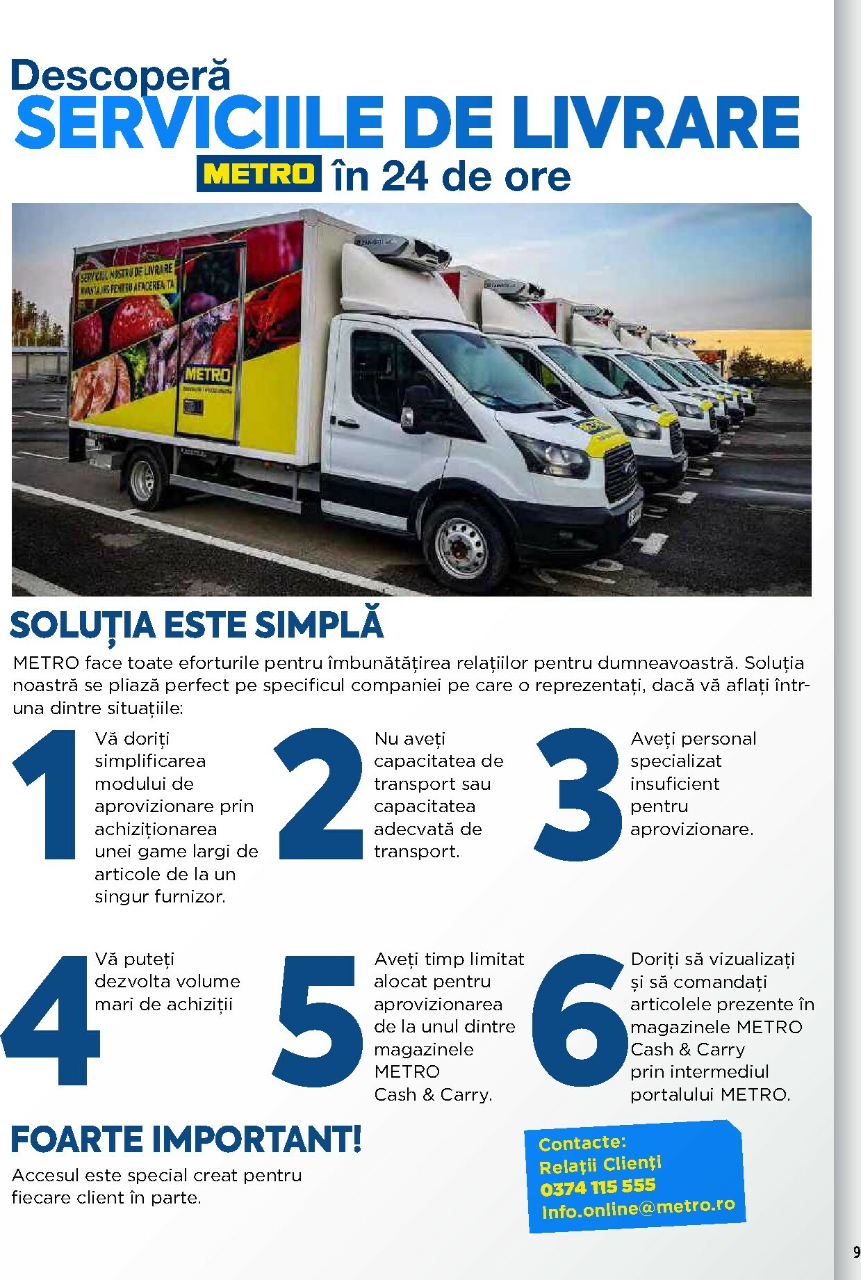 metro - Catalog Metro - Echipamente Profesionale pentru HoReCa online – oferte valabile din 17.09. - page: 9