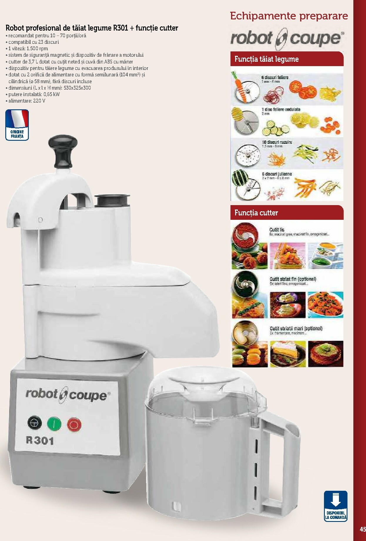 metro - Catalog Metro - Echipamente Profesionale pentru HoReCa online – oferte valabile din 17.09. - page: 45