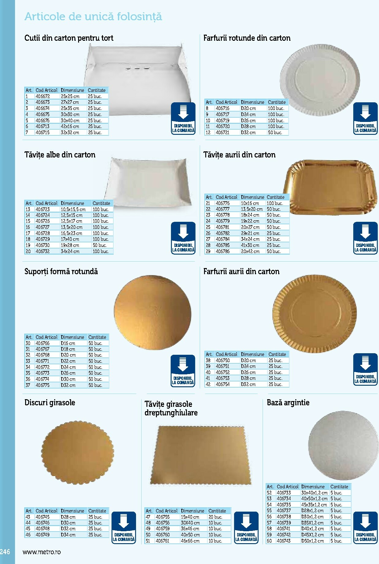metro - Catalog Metro - Echipamente Profesionale pentru HoReCa online – oferte valabile din 17.09. - page: 246