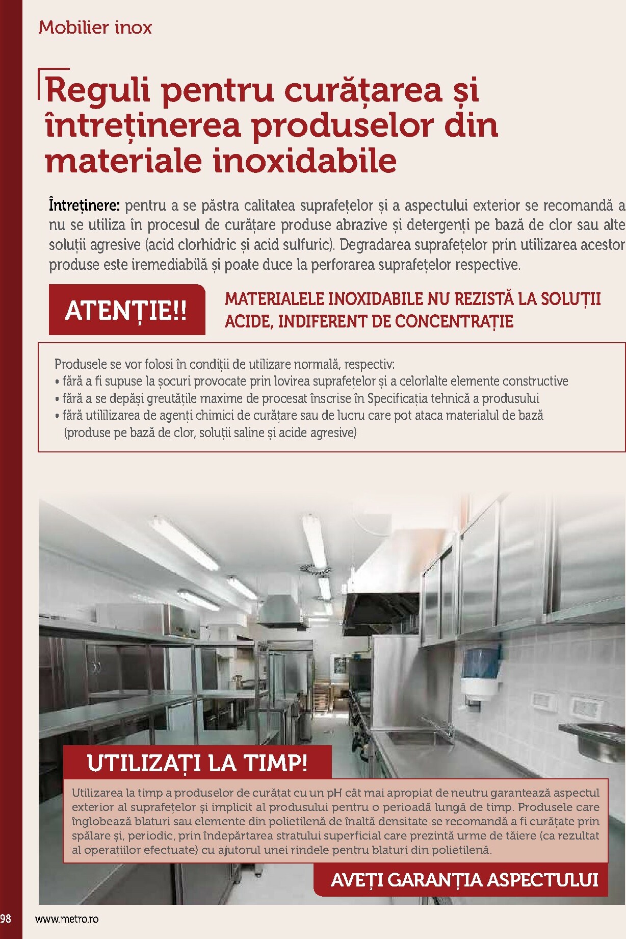 metro - Catalog Metro - Echipamente Profesionale pentru HoReCa online – oferte valabile din 17.09. - page: 98