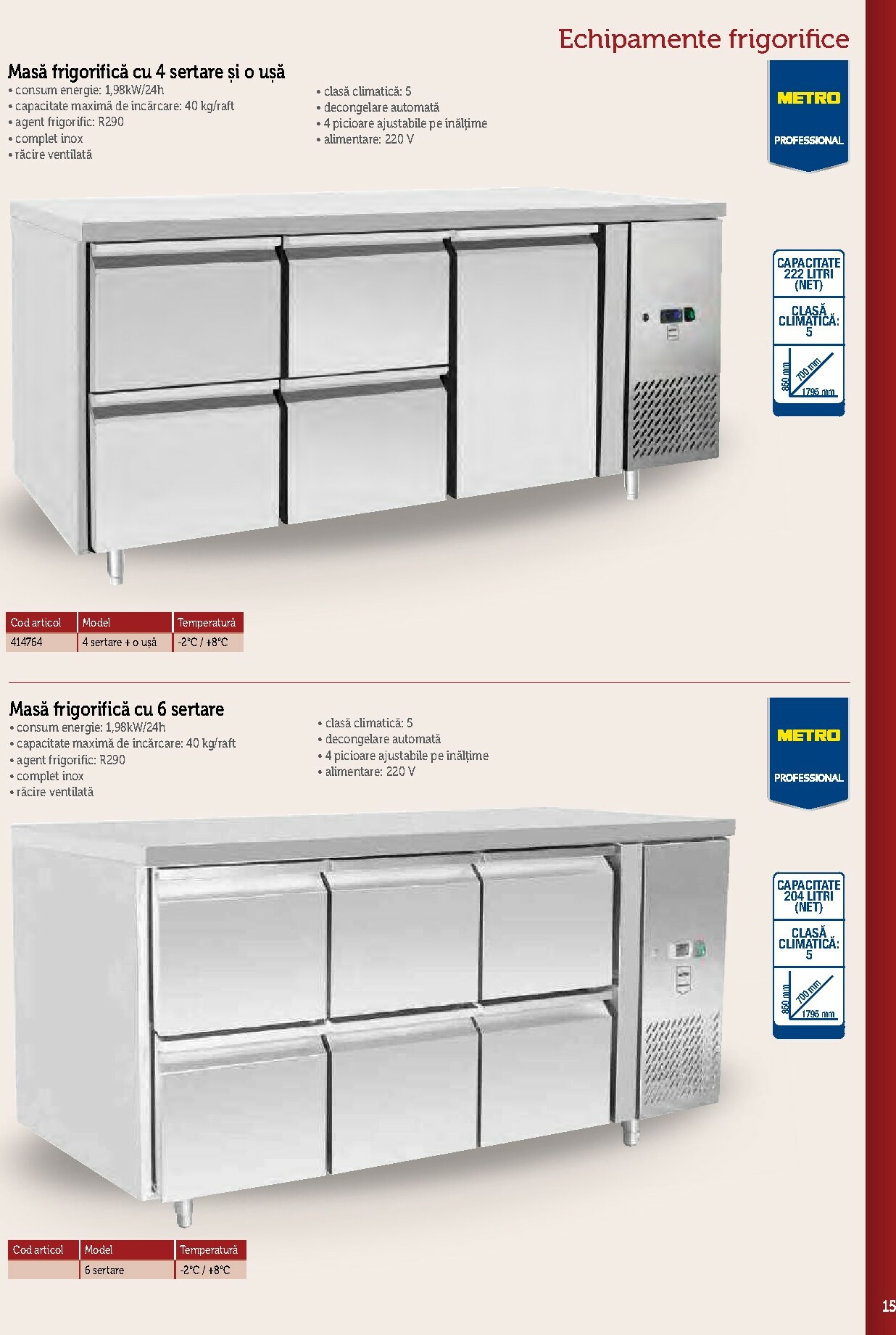 metro - Catalog Metro - Echipamente Profesionale pentru HoReCa online – oferte valabile din 17.09. - page: 15