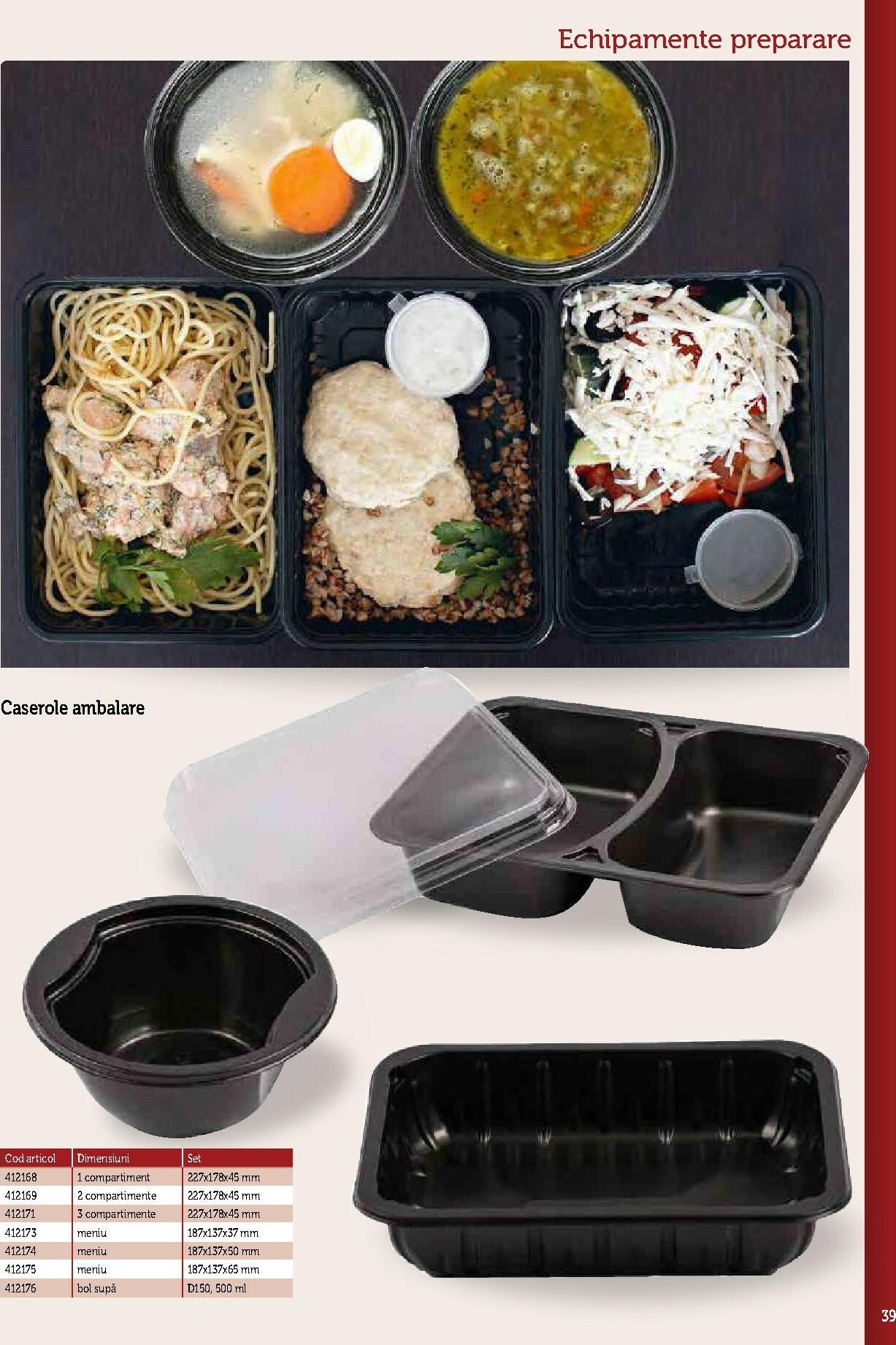 metro - Catalog Metro - Echipamente Profesionale pentru HoReCa online – oferte valabile din 17.09. - page: 39