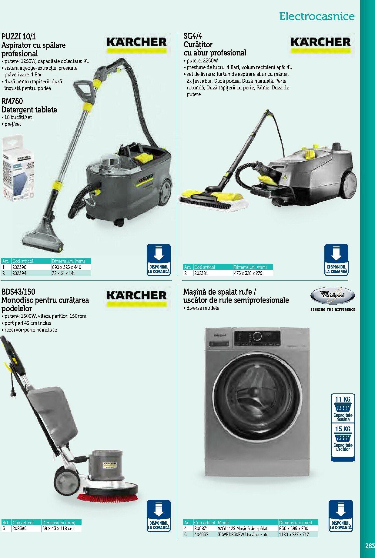 metro - Catalog Metro - Echipamente Profesionale pentru HoReCa online – oferte valabile din 17.09. - page: 283