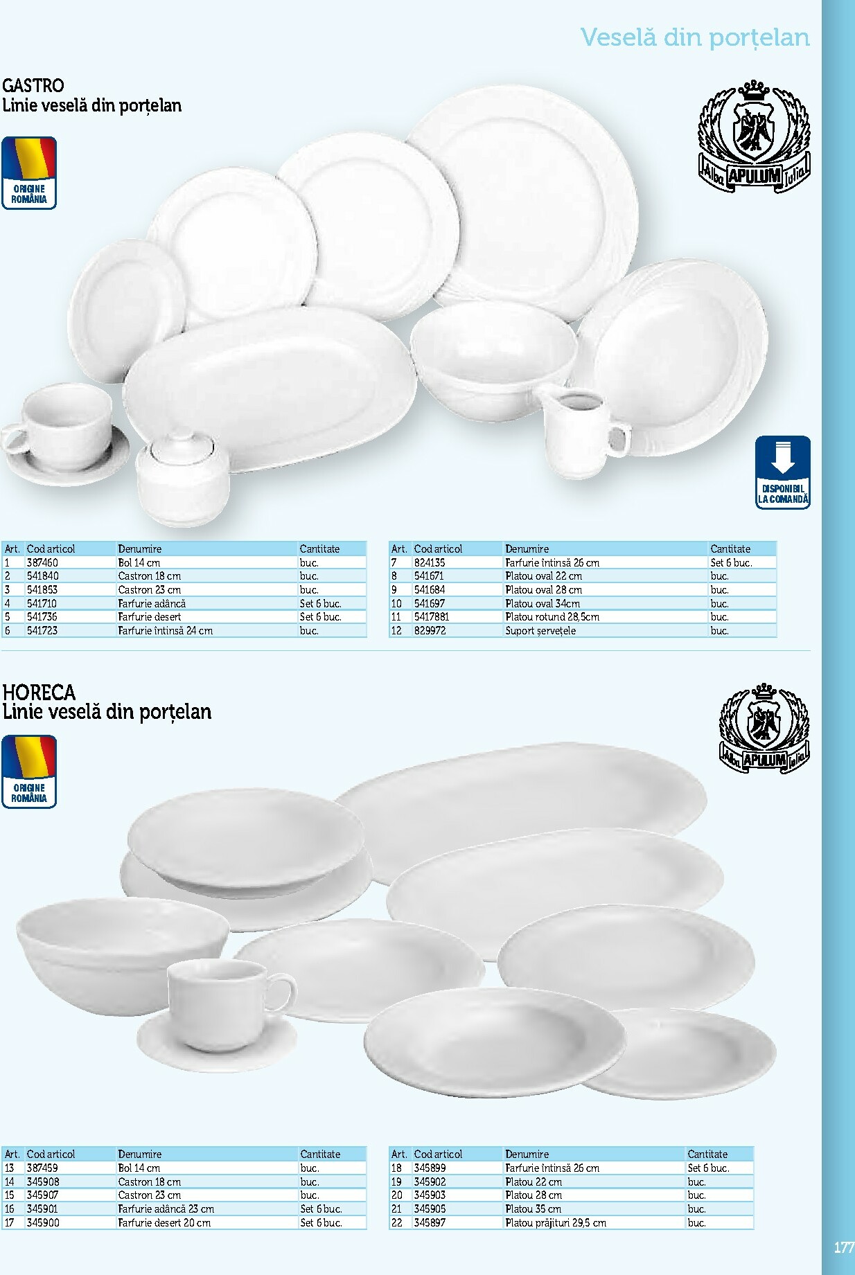 metro - Catalog Metro - Echipamente Profesionale pentru HoReCa online – oferte valabile din 17.09. - page: 177