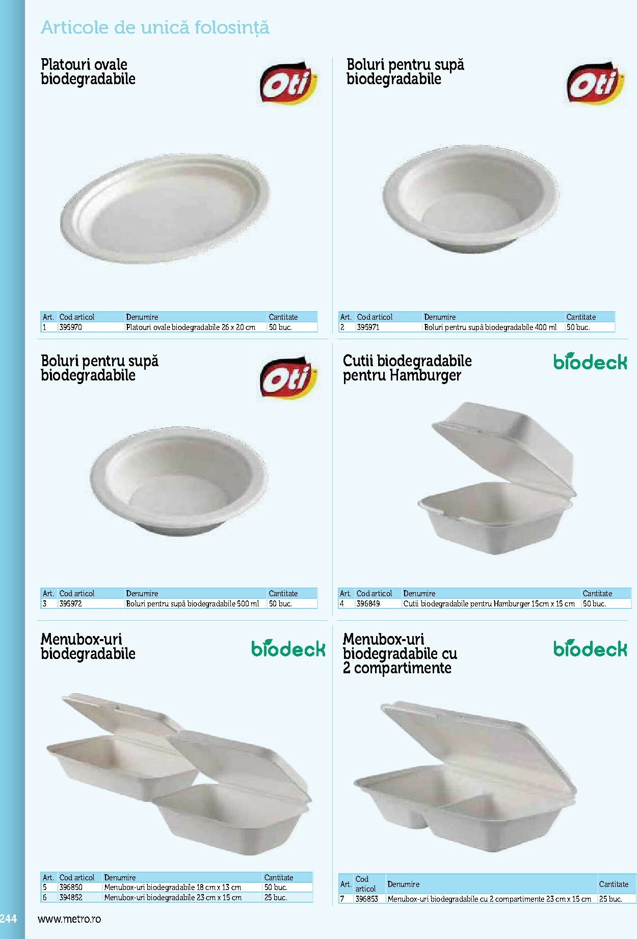metro - Catalog Metro - Echipamente Profesionale pentru HoReCa online – oferte valabile din 17.09. - page: 244