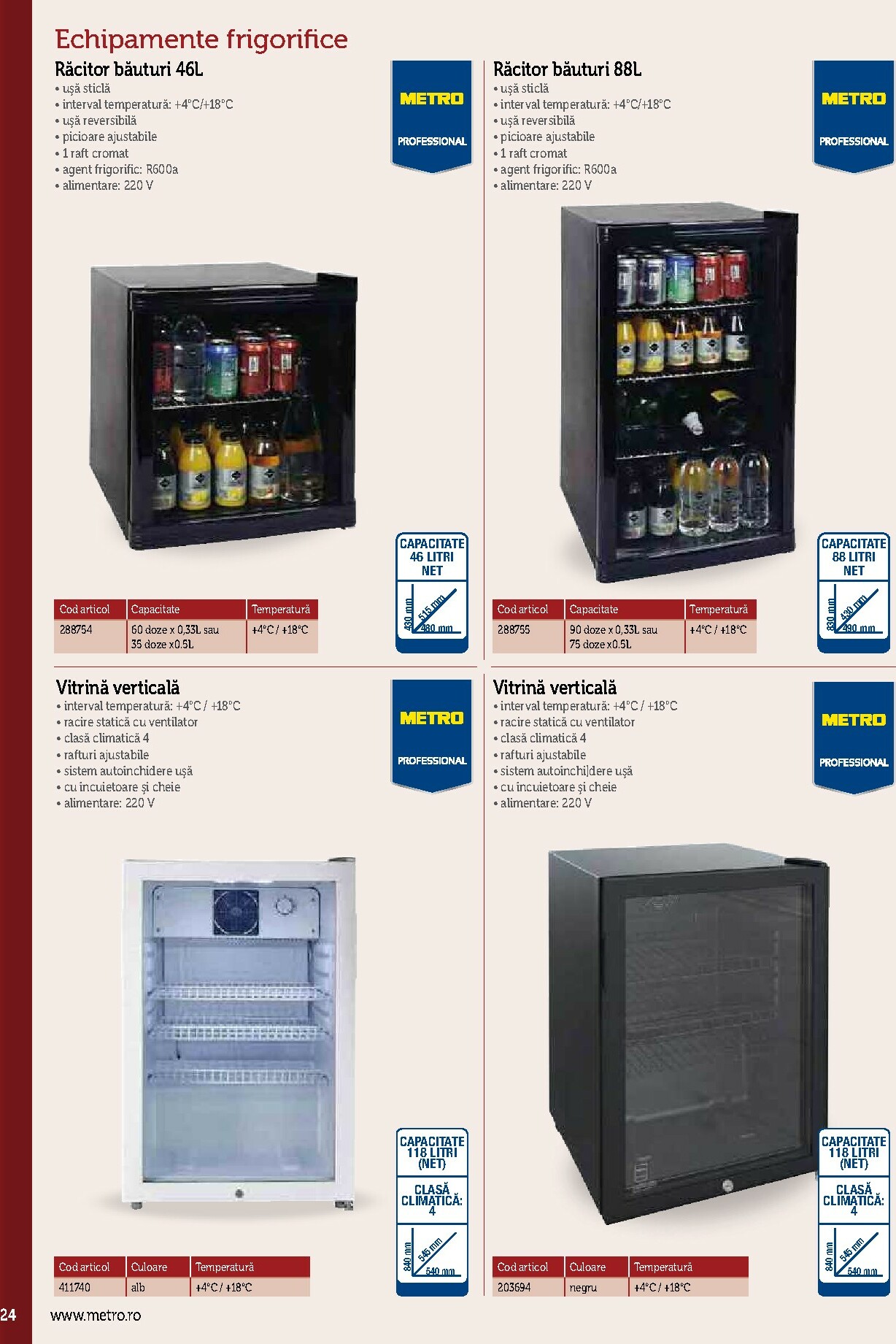 metro - Catalog Metro - Echipamente Profesionale pentru HoReCa online – oferte valabile din 17.09. - page: 24