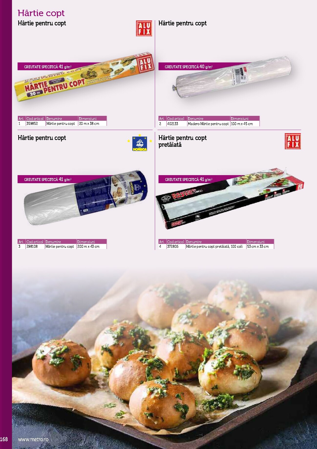 metro - Catalog Metro - Echipamente Profesionale pentru HoReCa online – oferte valabile din 17.09. - page: 168
