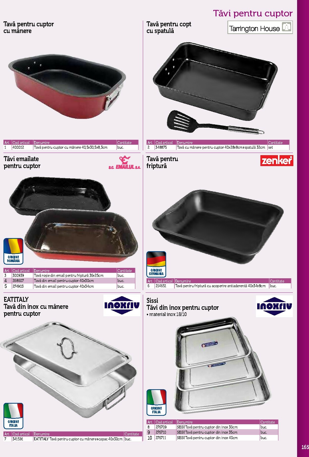 metro - Catalog Metro - Echipamente Profesionale pentru HoReCa online – oferte valabile din 17.09. - page: 165