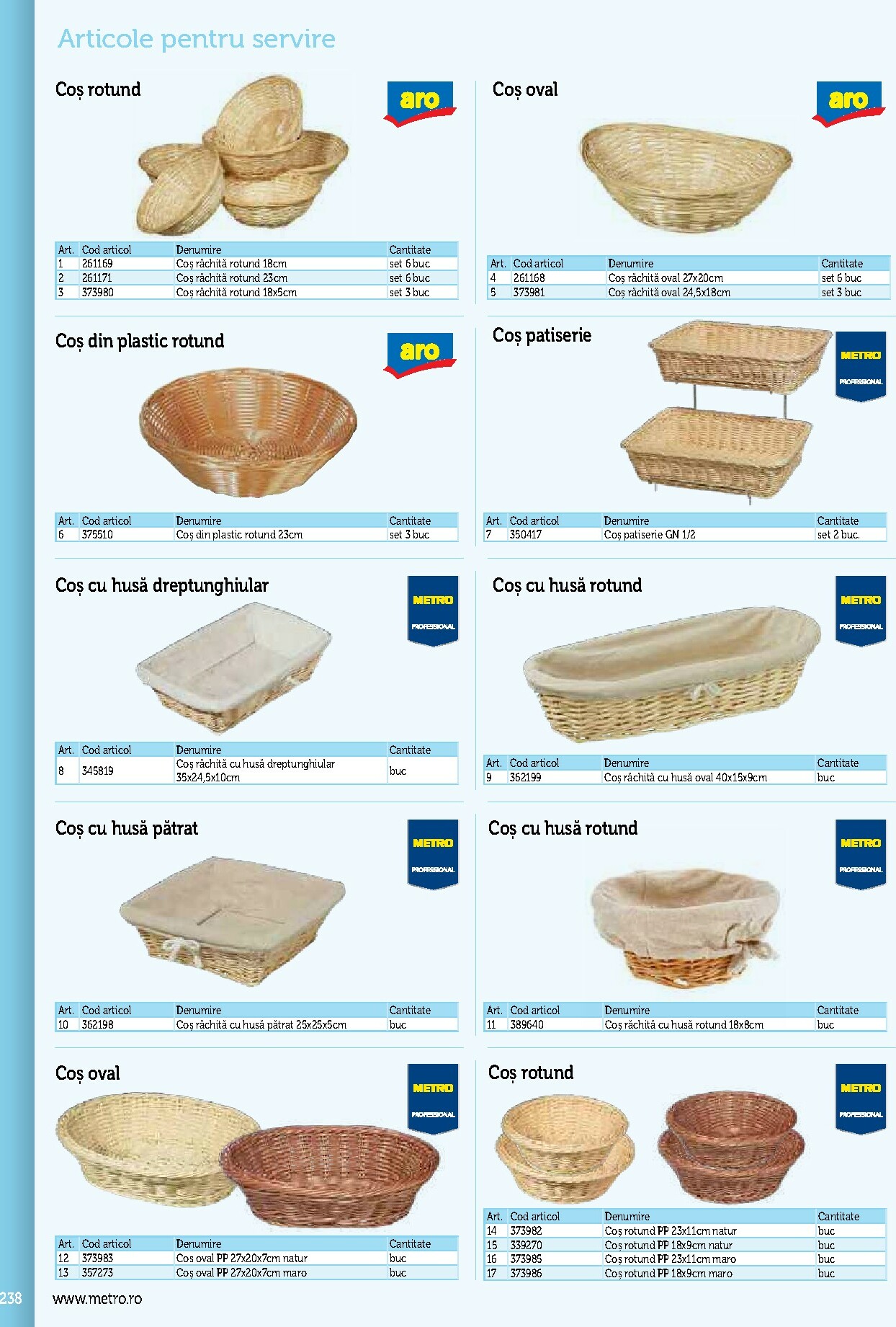 metro - Catalog Metro - Echipamente Profesionale pentru HoReCa online – oferte valabile din 17.09. - page: 238