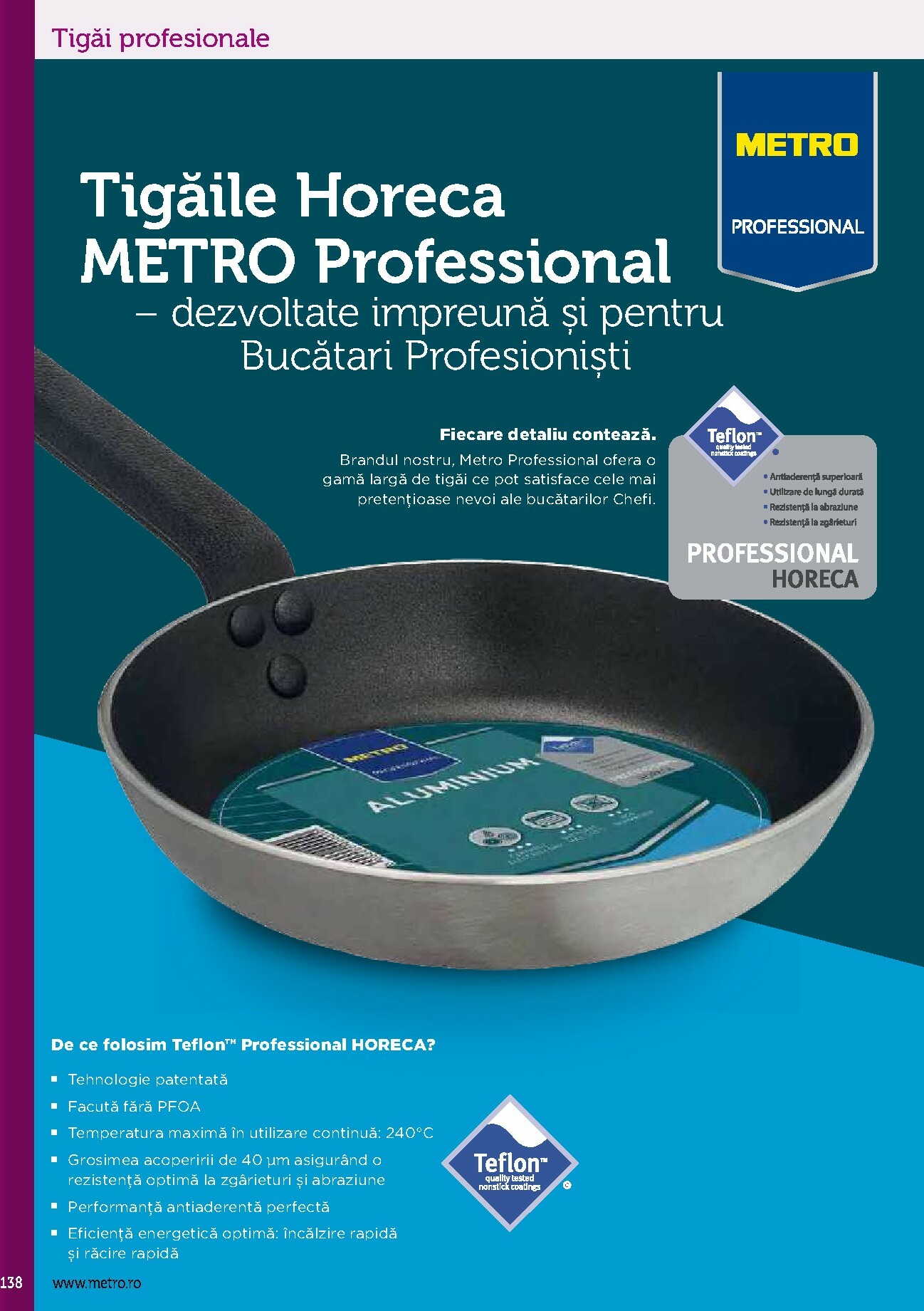 metro - Catalog Metro - Echipamente Profesionale pentru HoReCa online – oferte valabile din 17.09. - page: 138