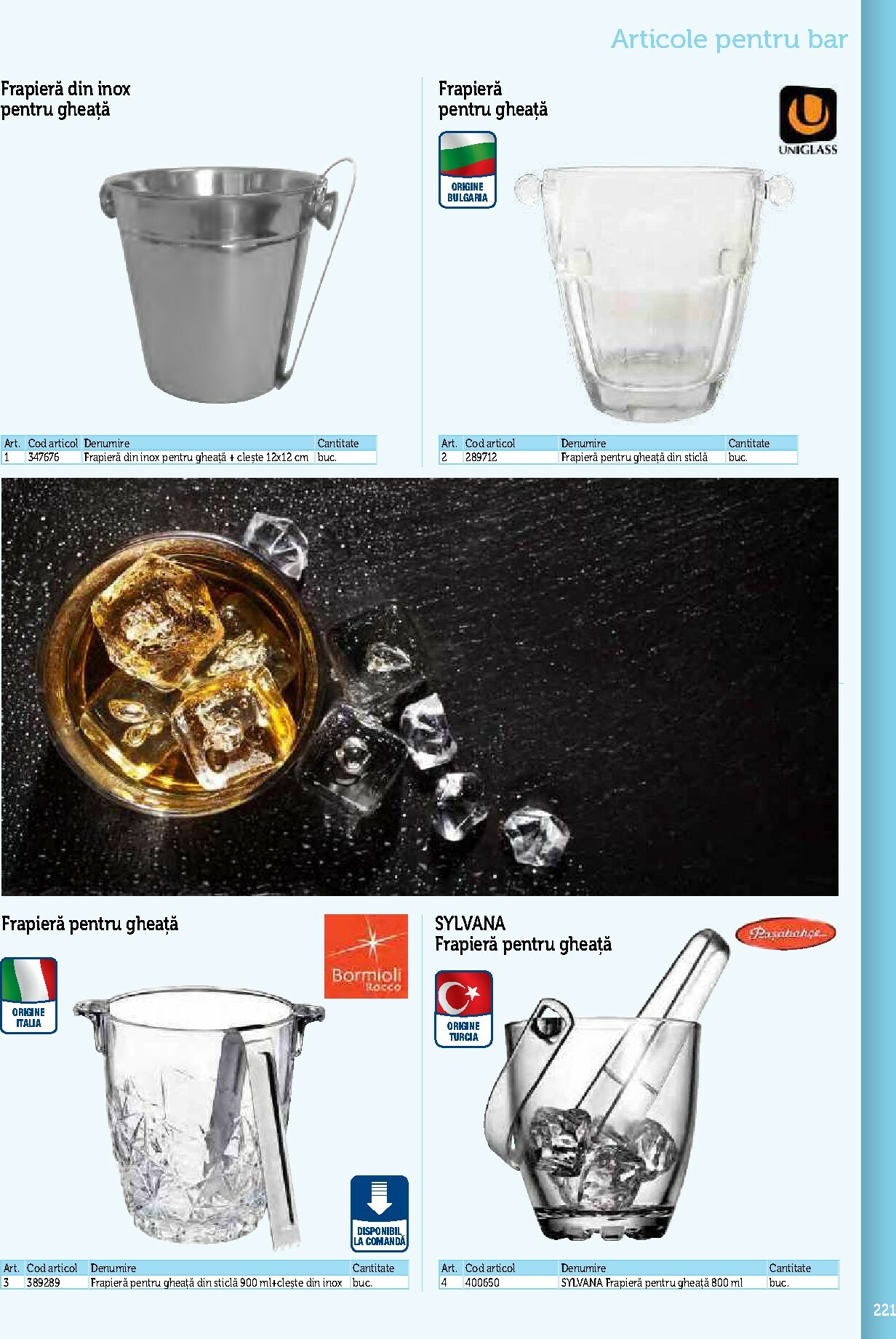 metro - Catalog Metro - Echipamente Profesionale pentru HoReCa online – oferte valabile din 17.09. - page: 221
