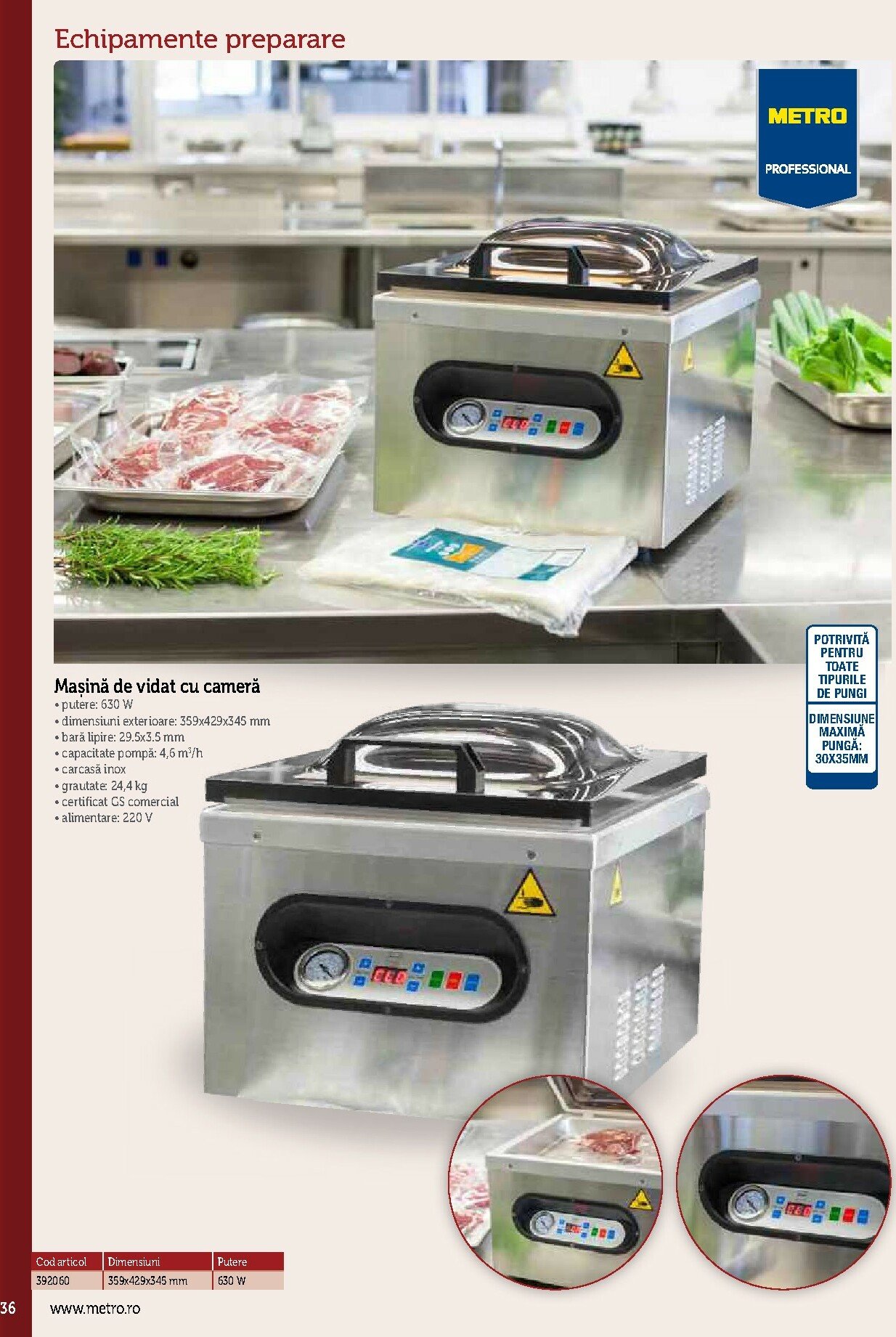 metro - Catalog Metro - Echipamente Profesionale pentru HoReCa online – oferte valabile din 17.09. - page: 36